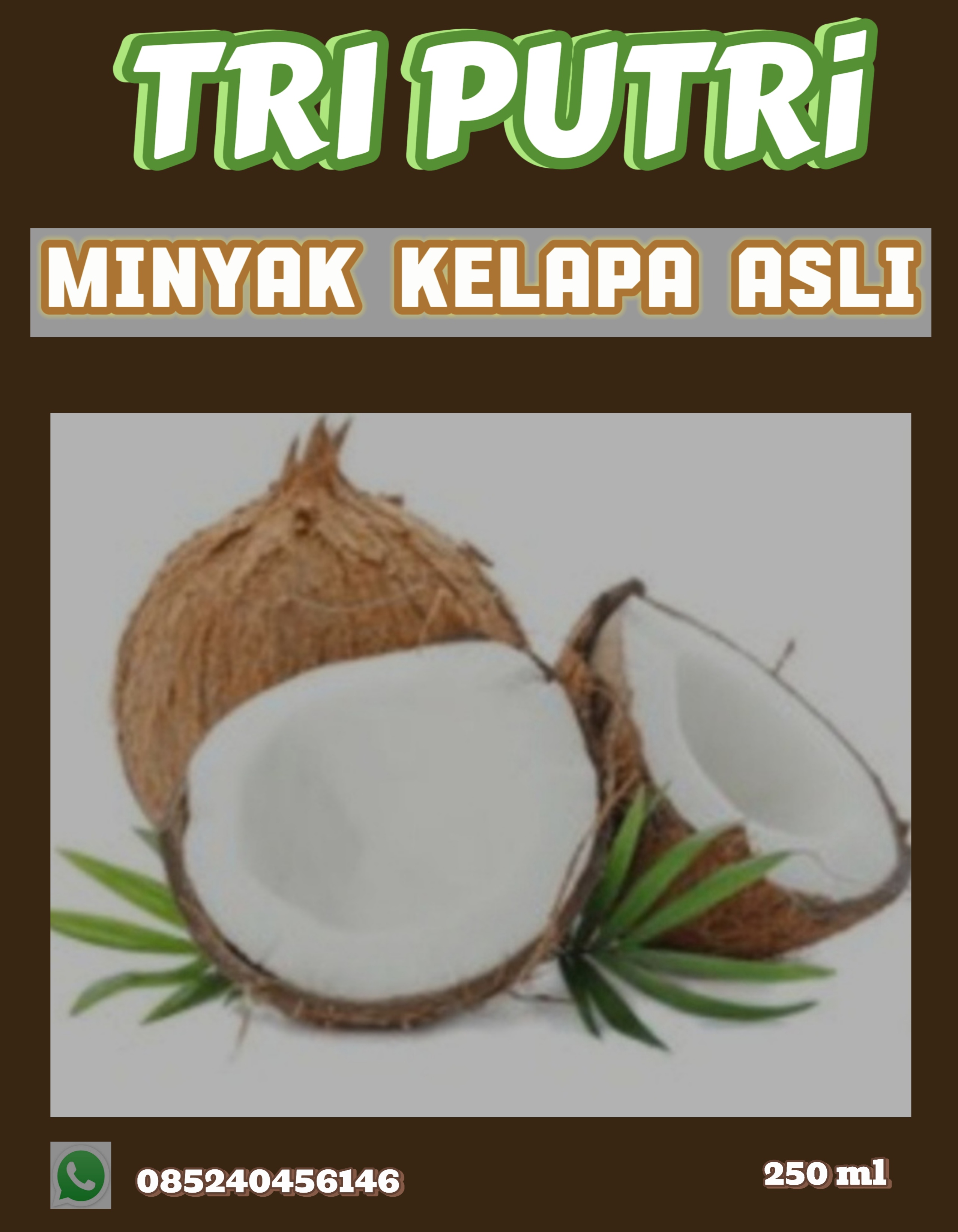 Tri Putri Minyak Kelapa Asli